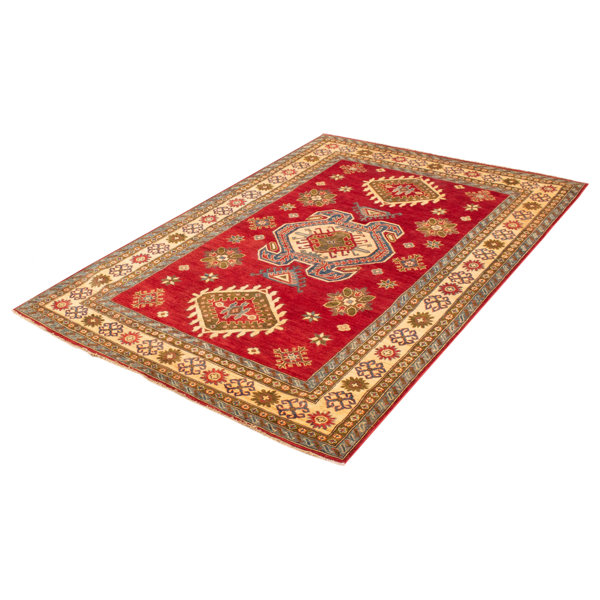 Isabelline OneofaKind Tubac HandKnotted New Age 6'7" X 9'10" Wool